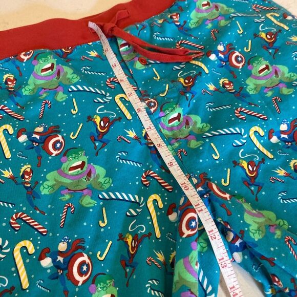 NEW Marvel Disney Cotton Drawstring Christmas Themed Pants with Pockets Size L - Picture 4 of 7